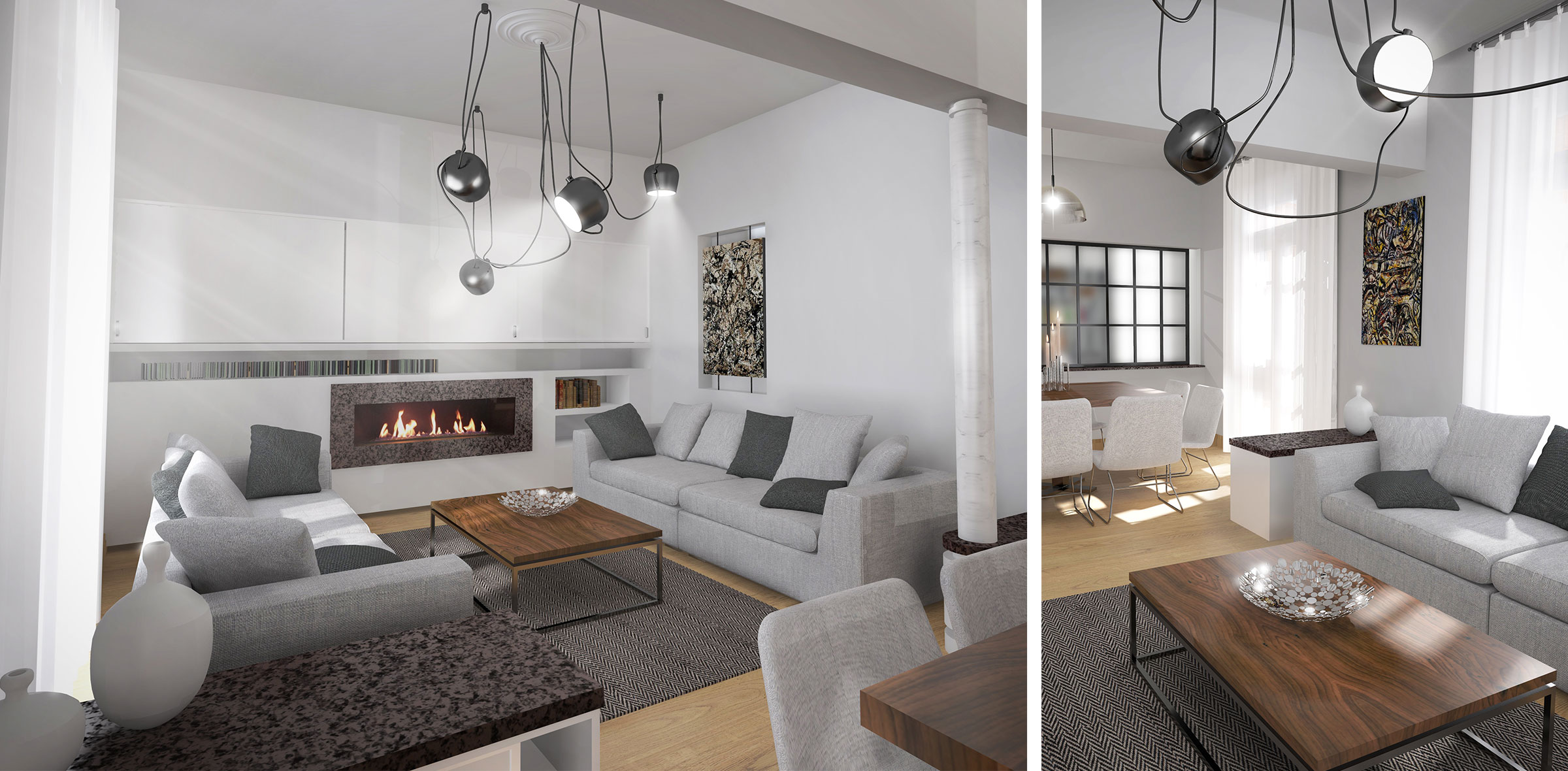 INTERIOR DESIGN of an ART NOUVEAU APARTMENT