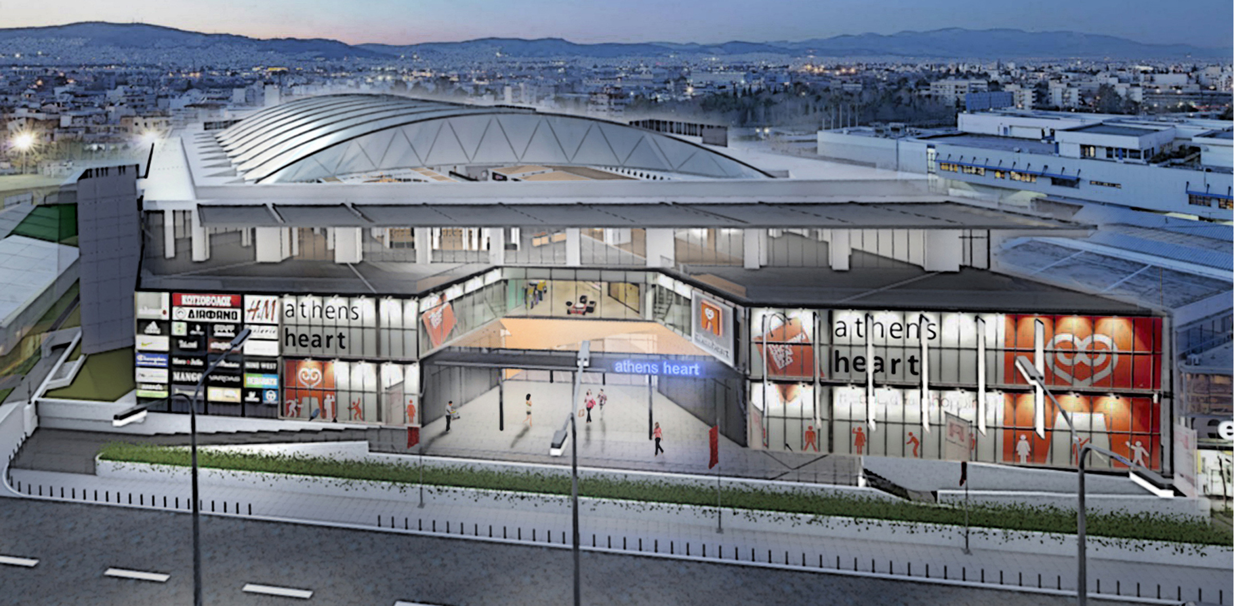 Rebranding Athens Heart Shopping Center - Athens 