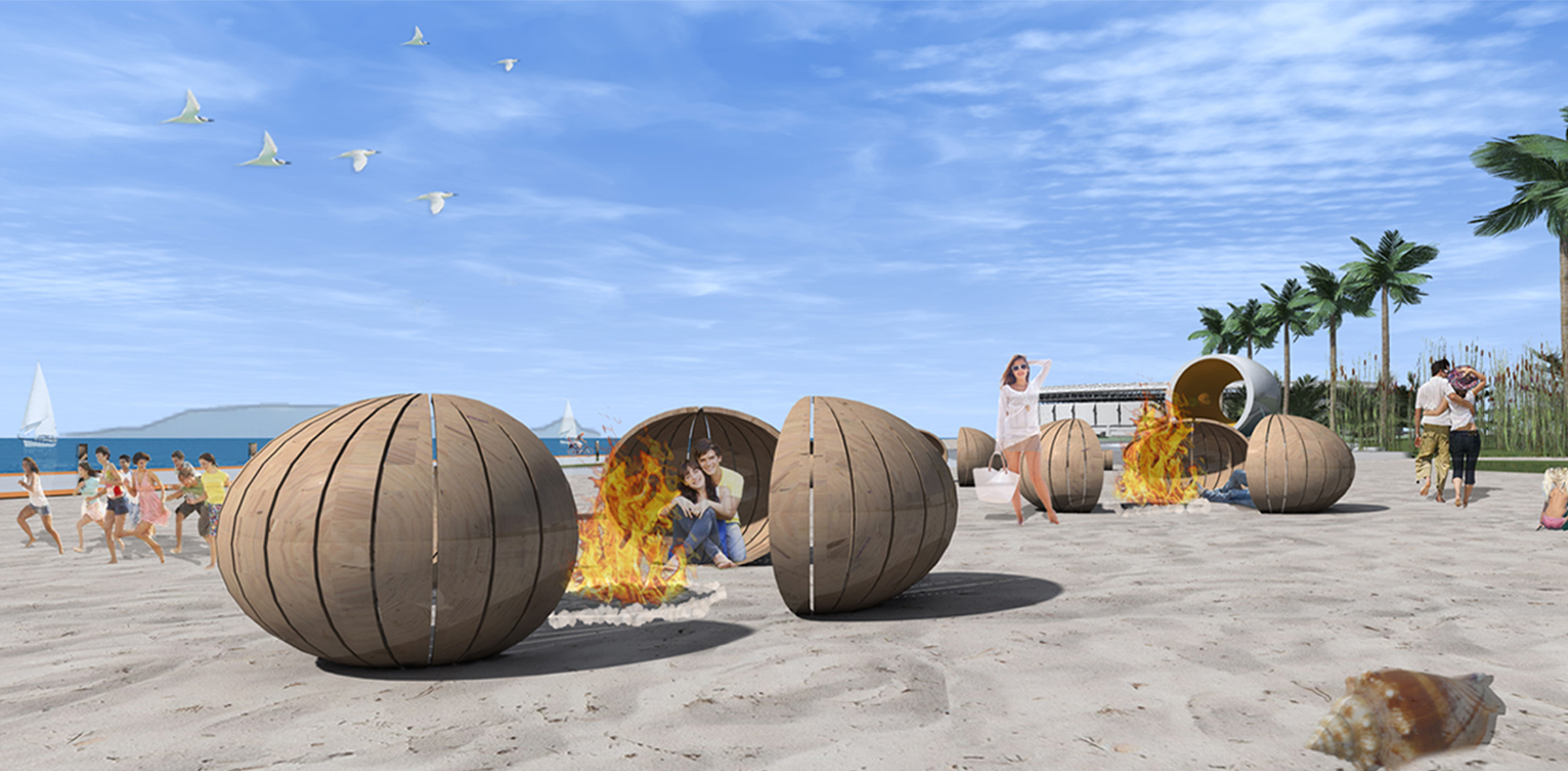 Ammoudaras Sea-Front DESIGN COMPETITION MALEVIZI CRETE GREECE