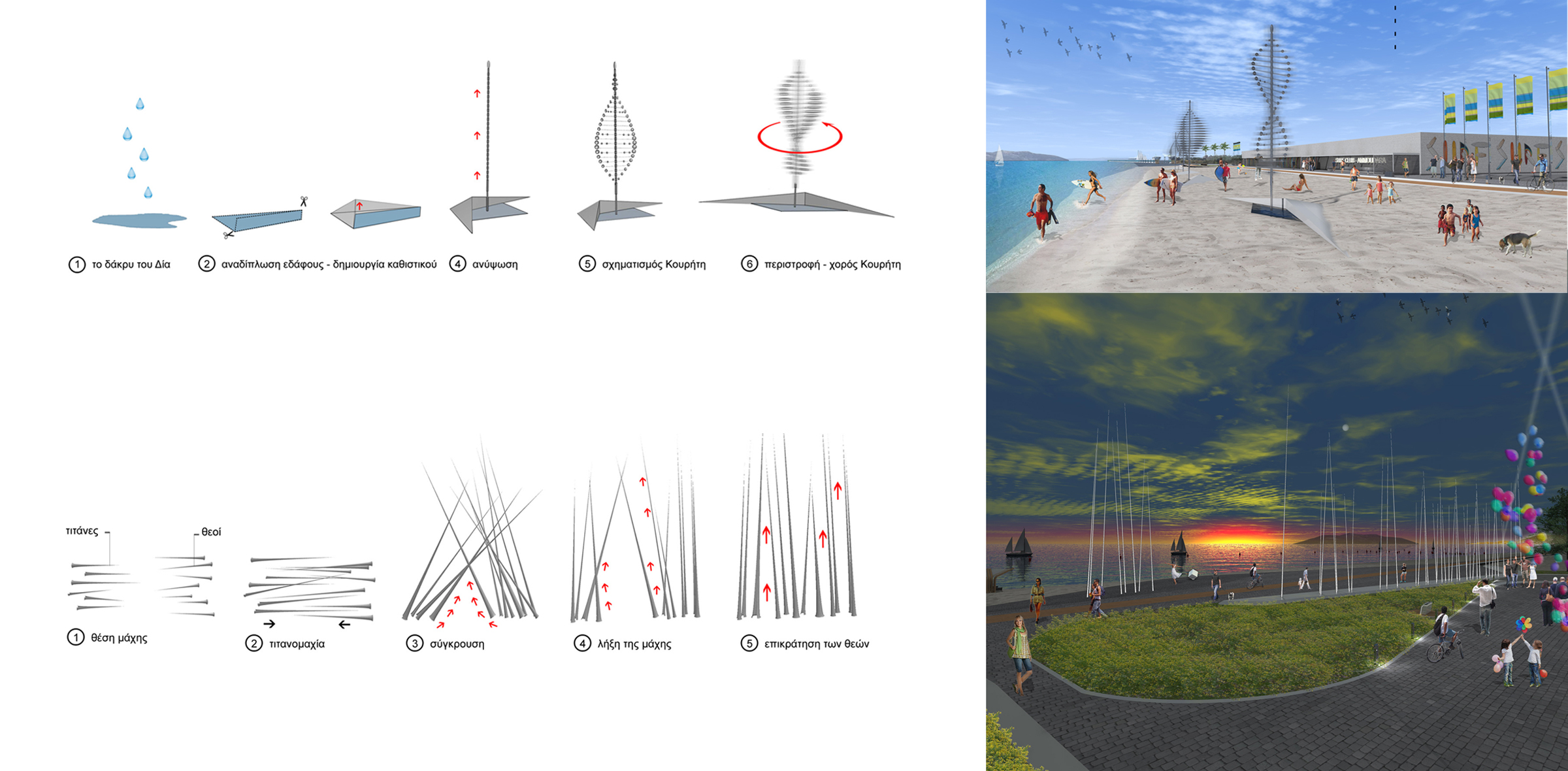 Ammoudaras Sea-Front DESIGN COMPETITION MALEVIZI CRETE GREECE