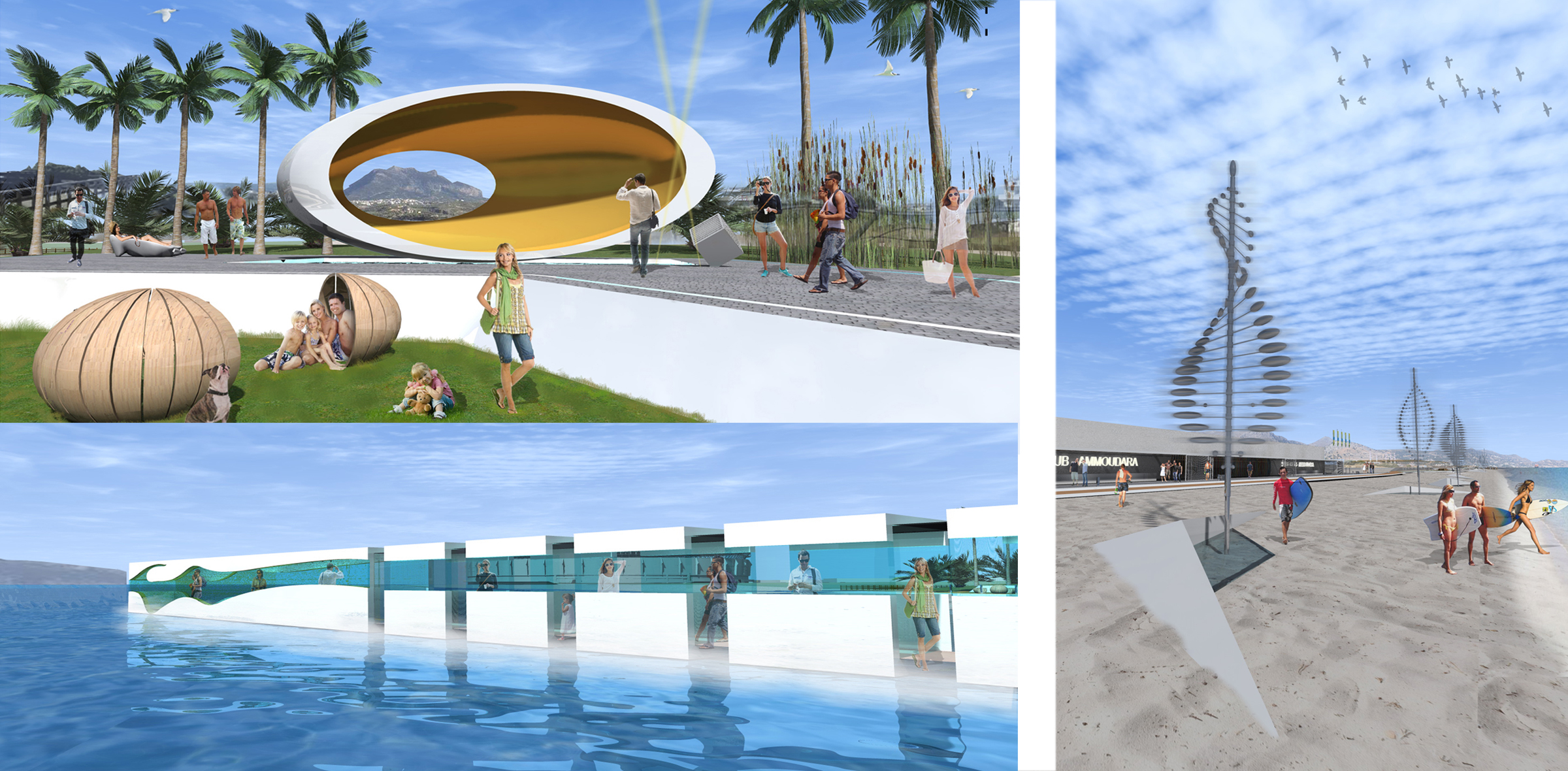 Ammoudaras Sea-Front DESIGN COMPETITION MALEVIZI CRETE GREECE