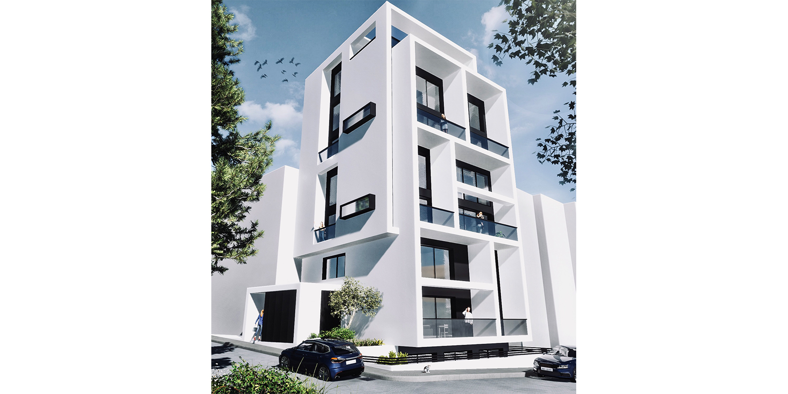 APARTMENT BUILDING WITH ROOF GARDEN, ORTANSIAS STREET