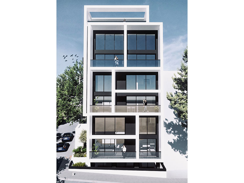 APARTMENT BUILDING WITH ROOF GARDEN, ORTANSIAS STREET
