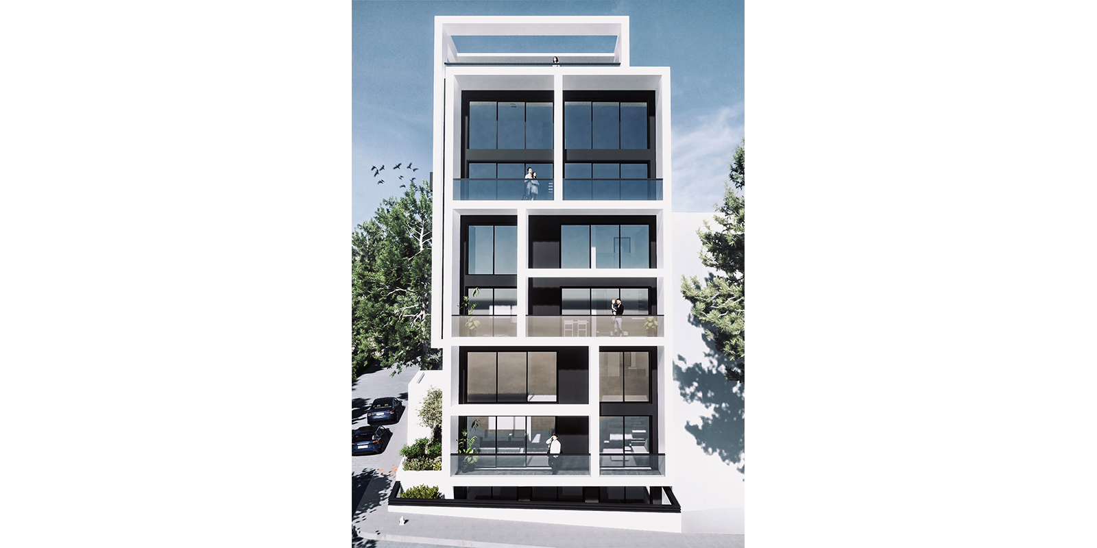APARTMENT BUILDING WITH ROOF GARDEN, ORTANSIAS STREET
