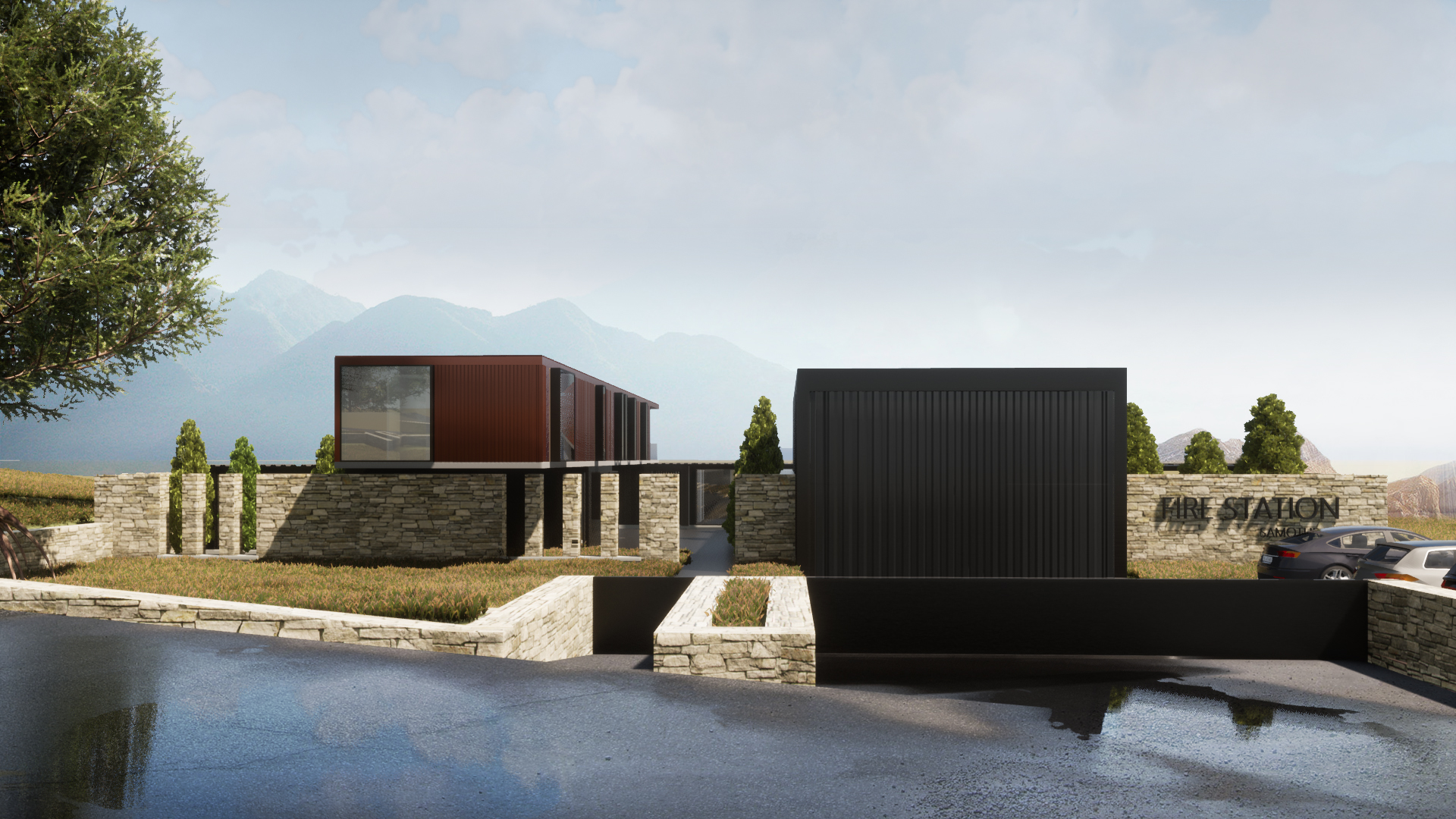 Fire Station in Samothraki