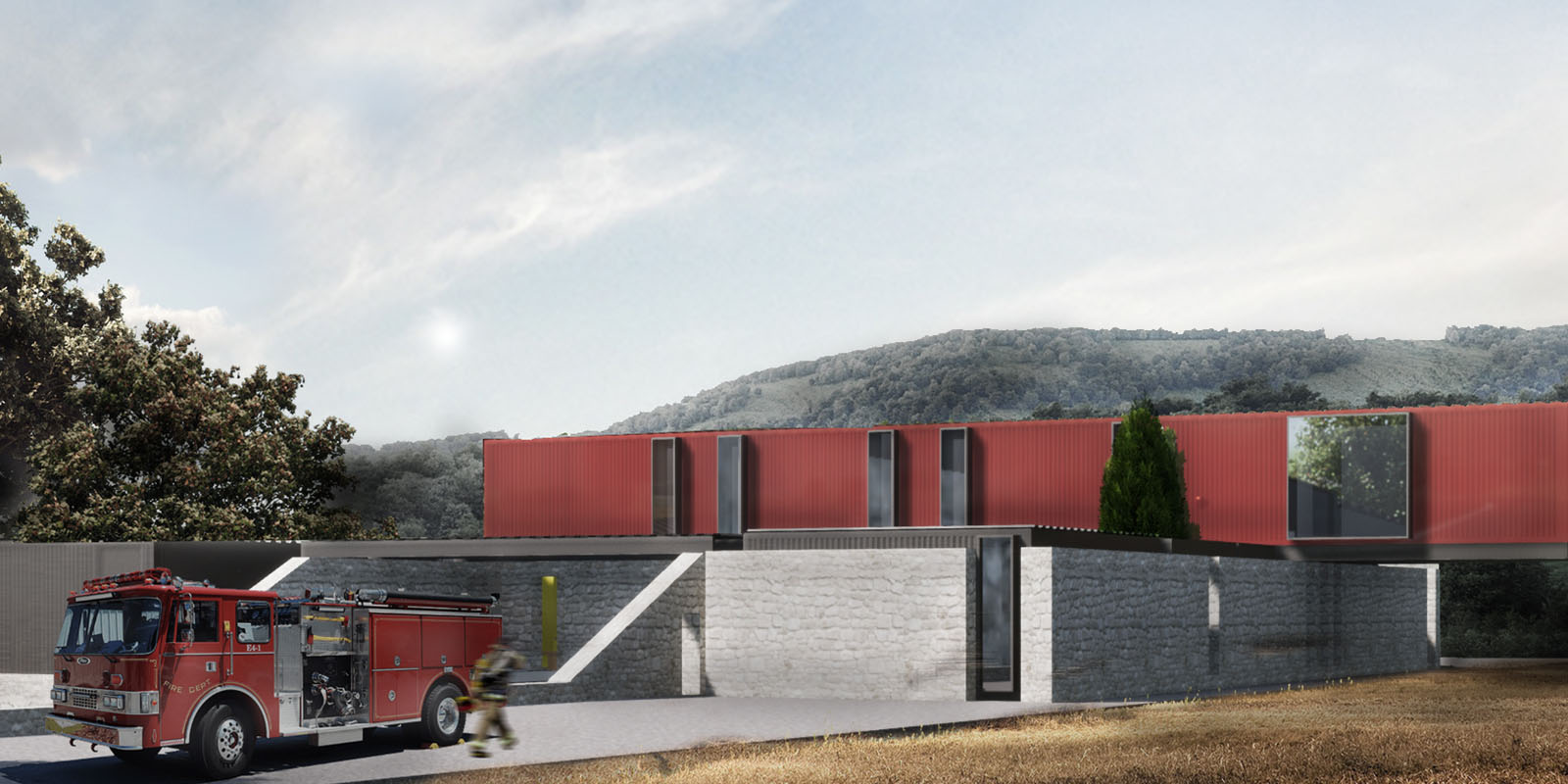 Fire Station in Samothraki