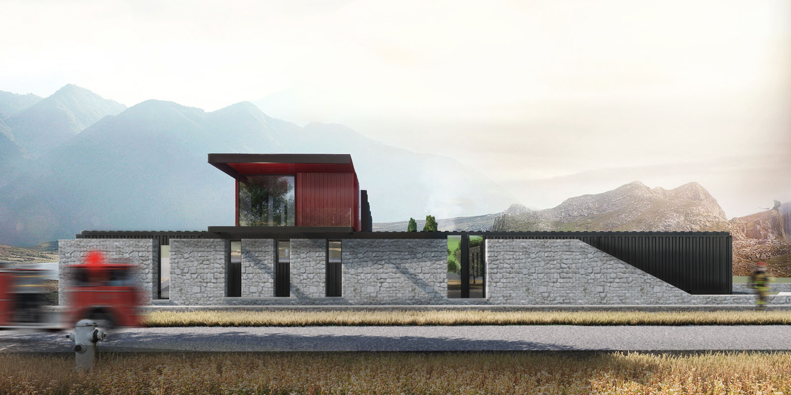 Fire Station in Samothraki