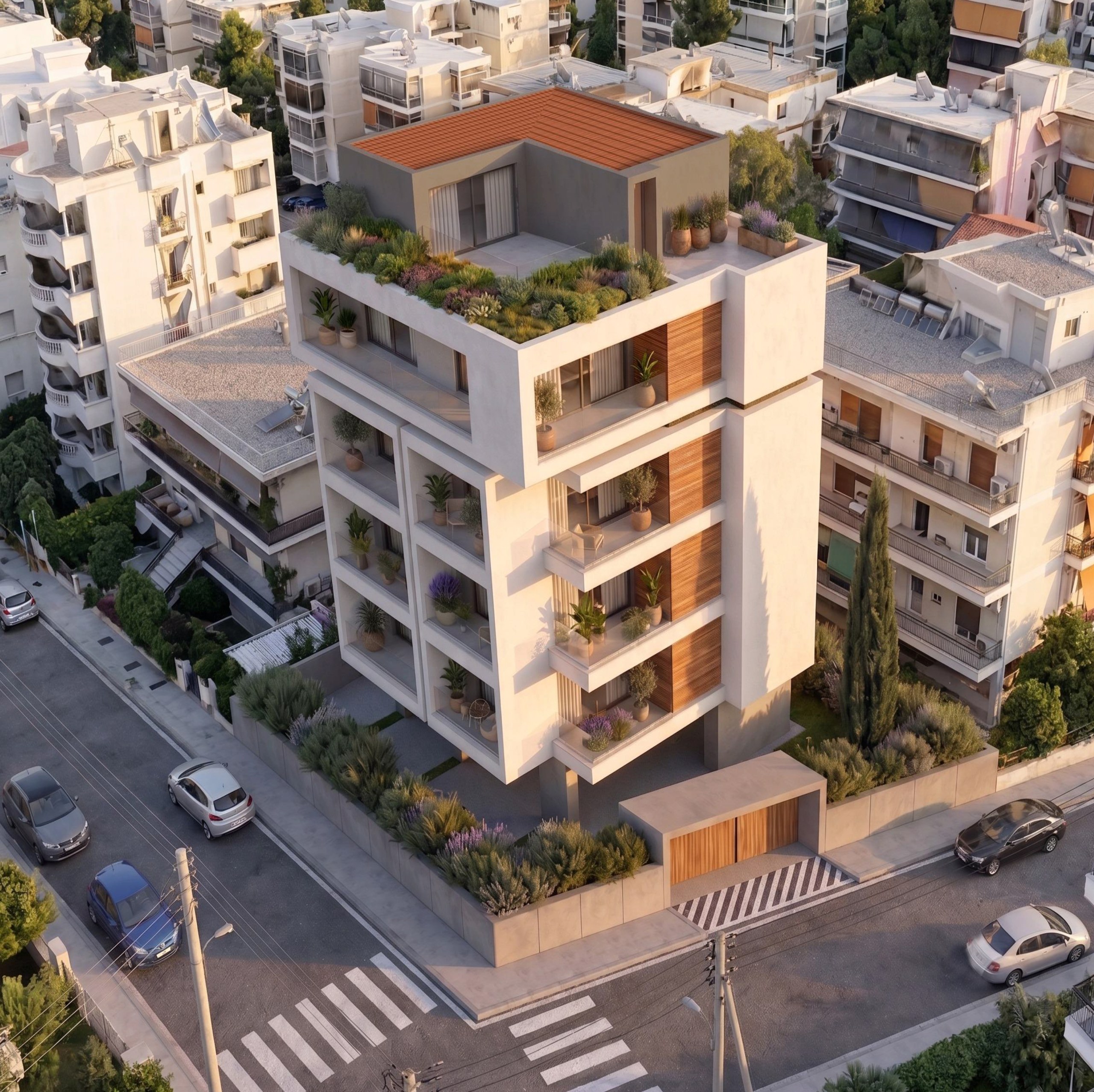 APARTMENT BUILDING IN ANDROUTSOU AND KONSTANTINOUPOLEOS STR.