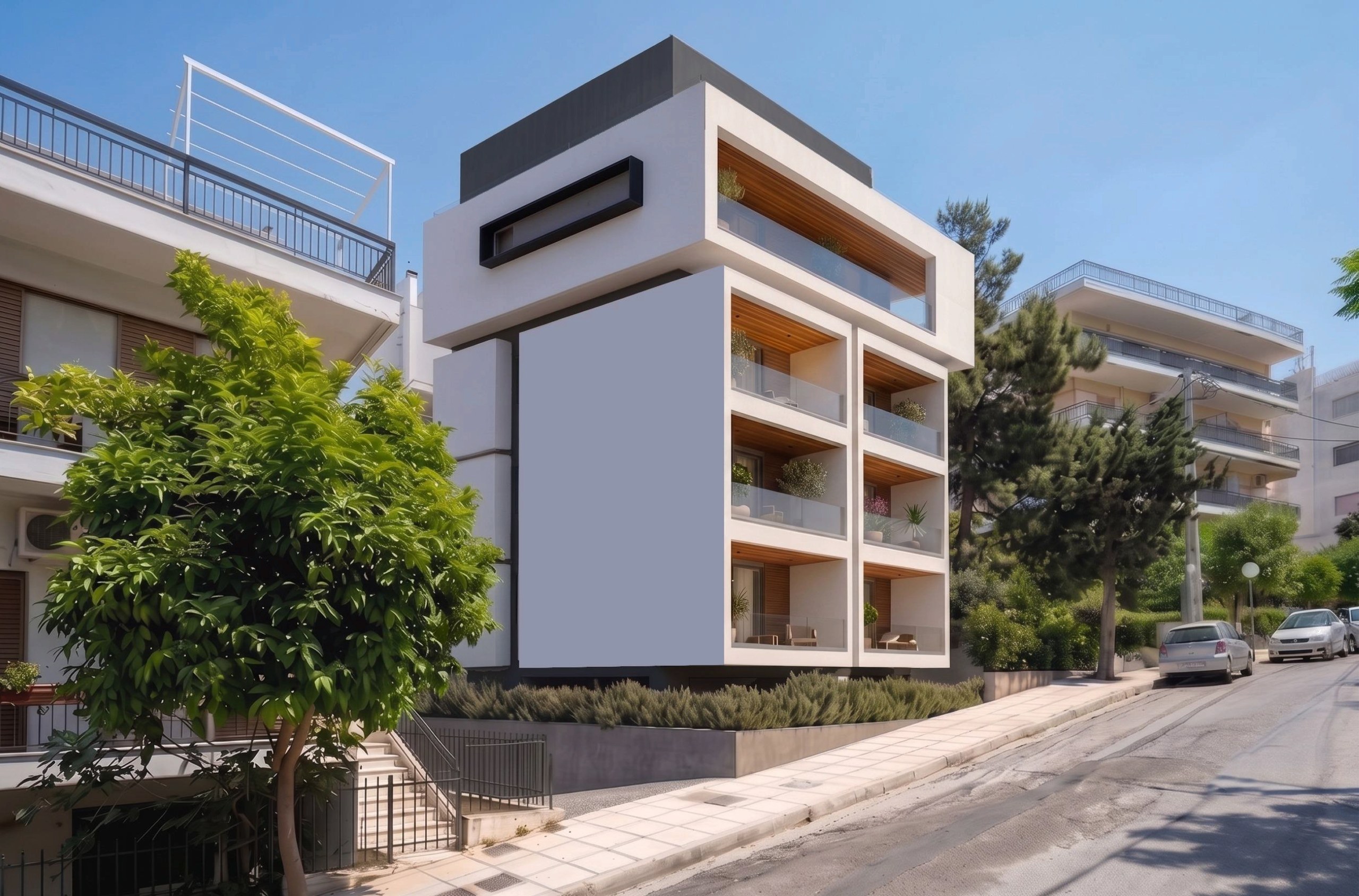 APARTMENT BUILDING IN ANDROUTSOU AND KONSTANTINOUPOLEOS STR.