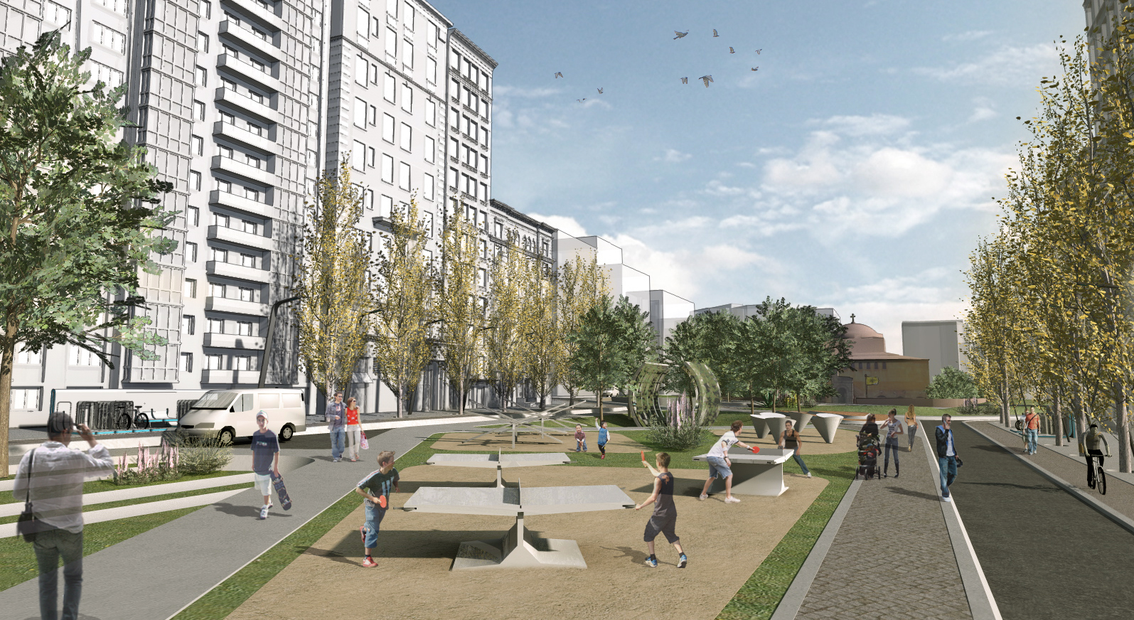 HAGIAS SOFIAS – ACHEIROPOIETOS AXIS, ARCHITECTURAL COMPETITION