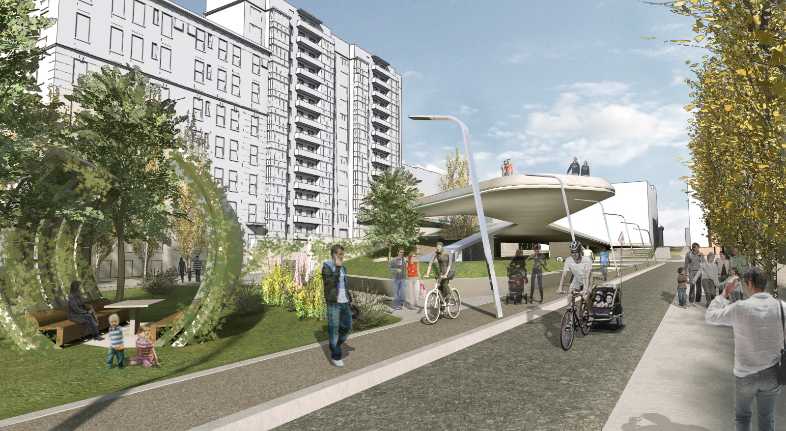 HAGIAS SOFIAS – ACHEIROPOIETOS AXIS, ARCHITECTURAL COMPETITION