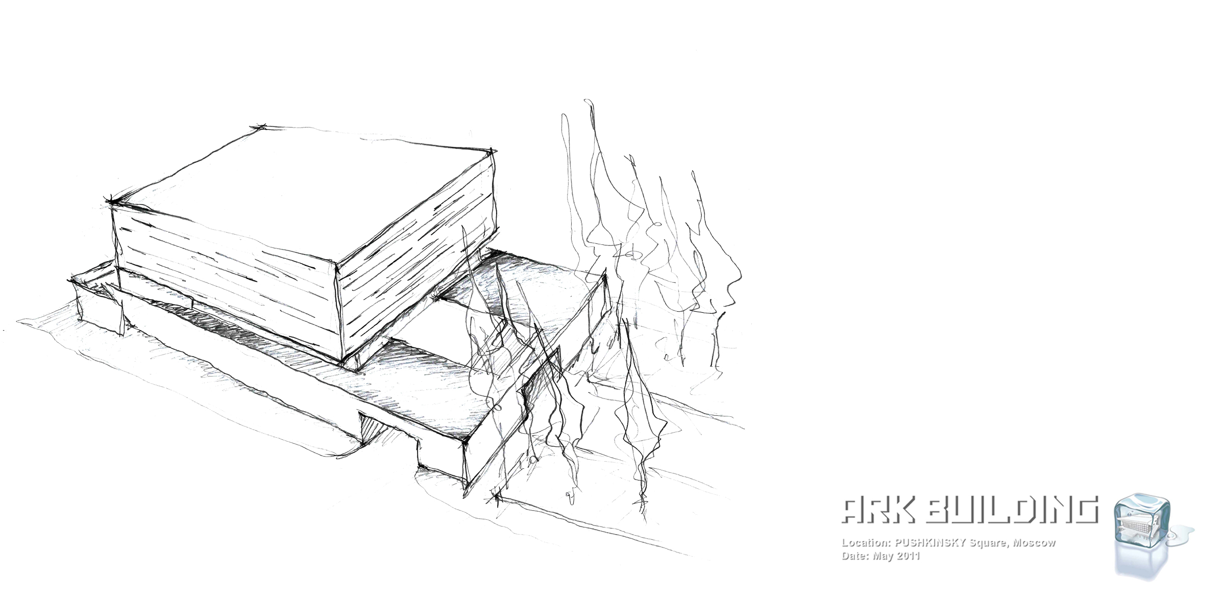Changing the Facade – Pushkinsky Cinema – ARK BUILDING