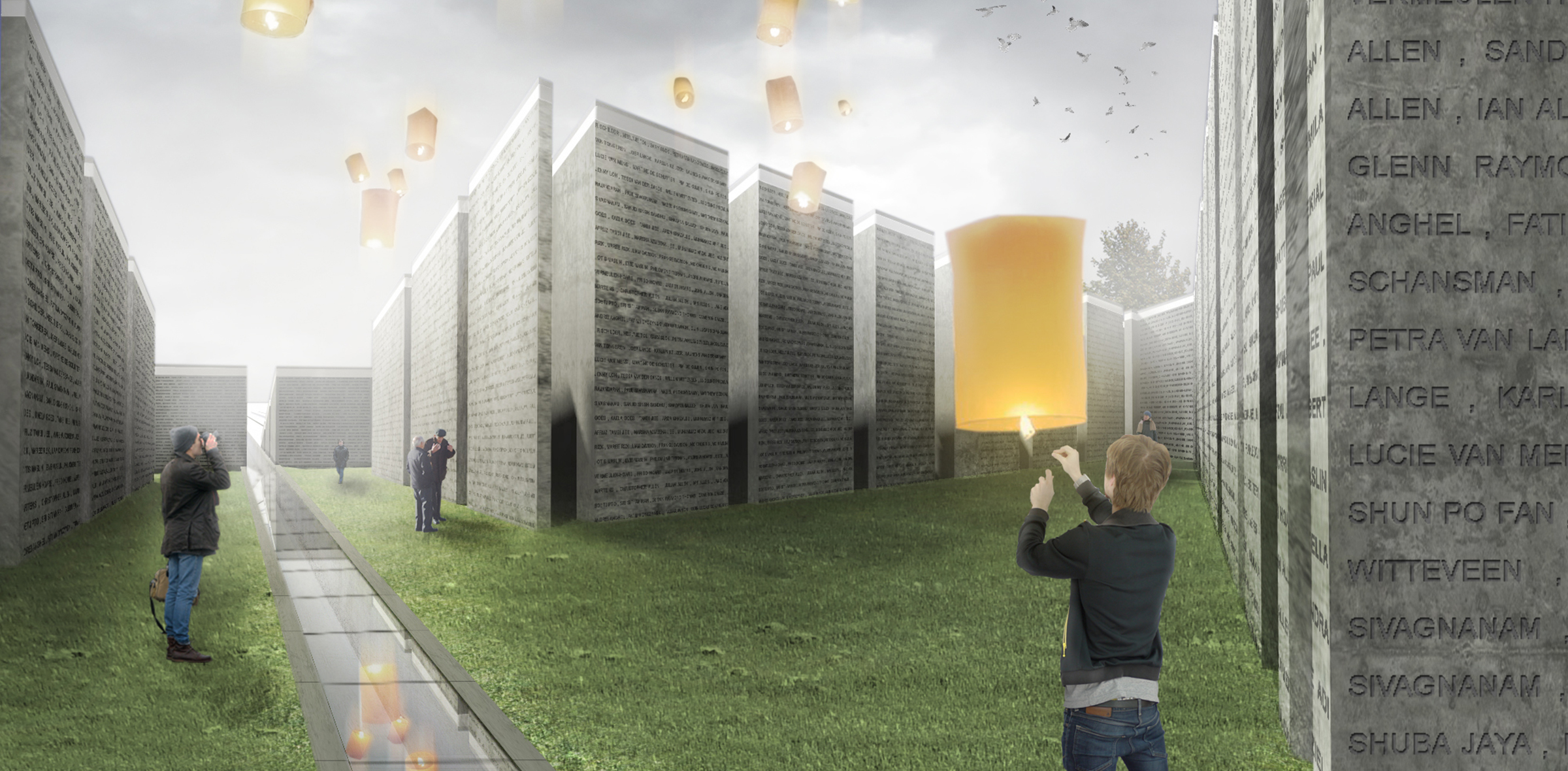 MH17 Memorial + Park Competition 1