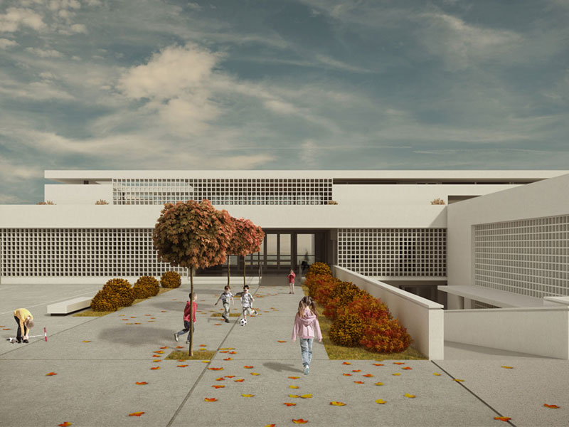 Primary School in Filyro, Greece