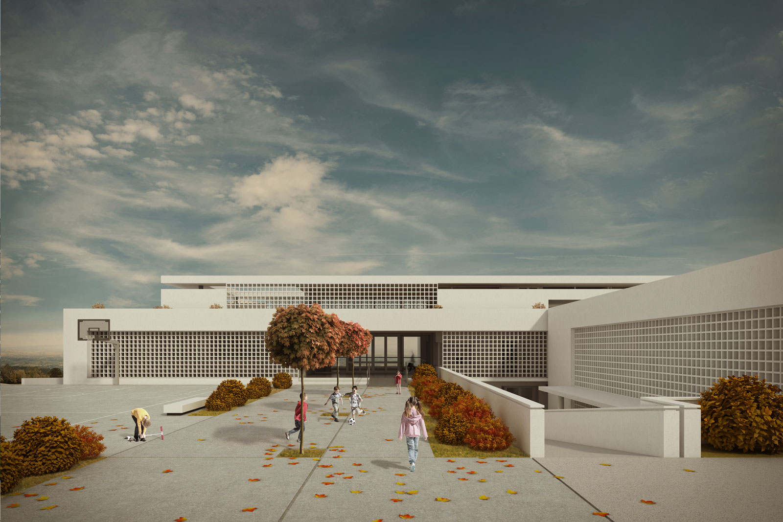 Primary School in Filyro, Greece