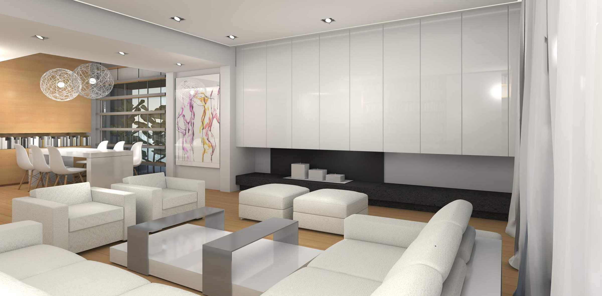 Panorama Interior Apartment - Thessaloniki