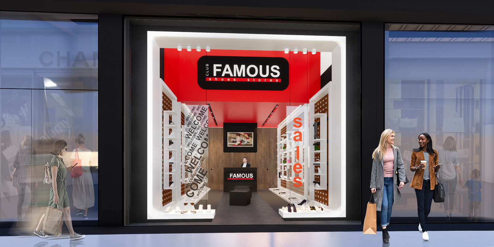 FAMOUS SHOES, SHOP AT METROPOLIS MALL, LARNACA