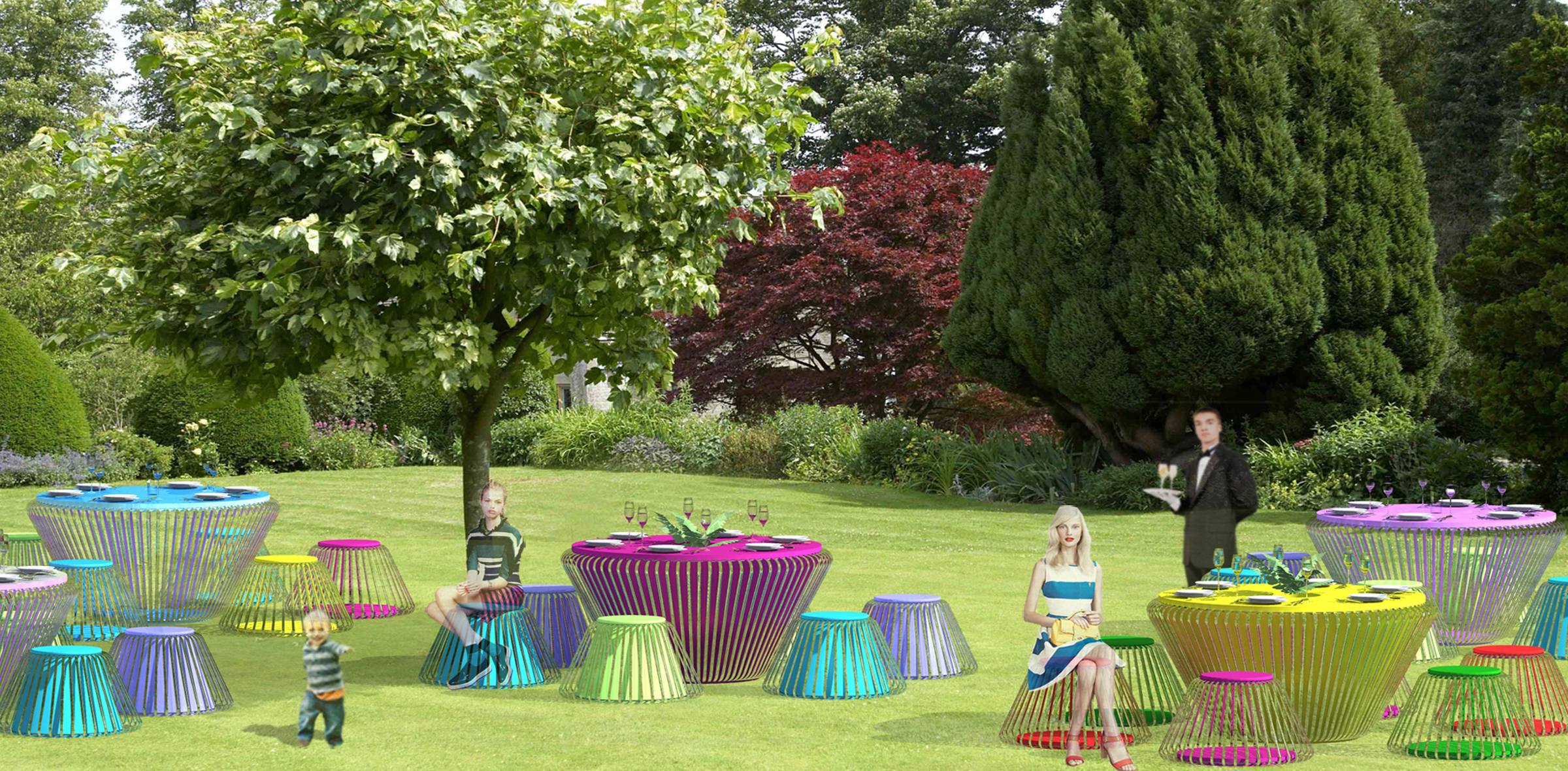 COMPETITION DINING OUTDOORS The Flower Set