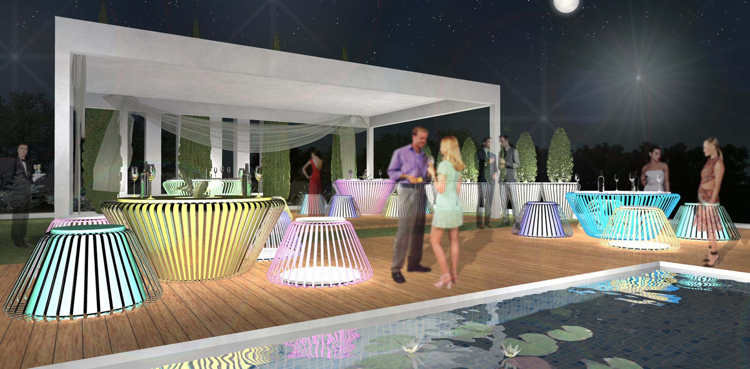COMPETITION DINING OUTDOORS The Flower Set