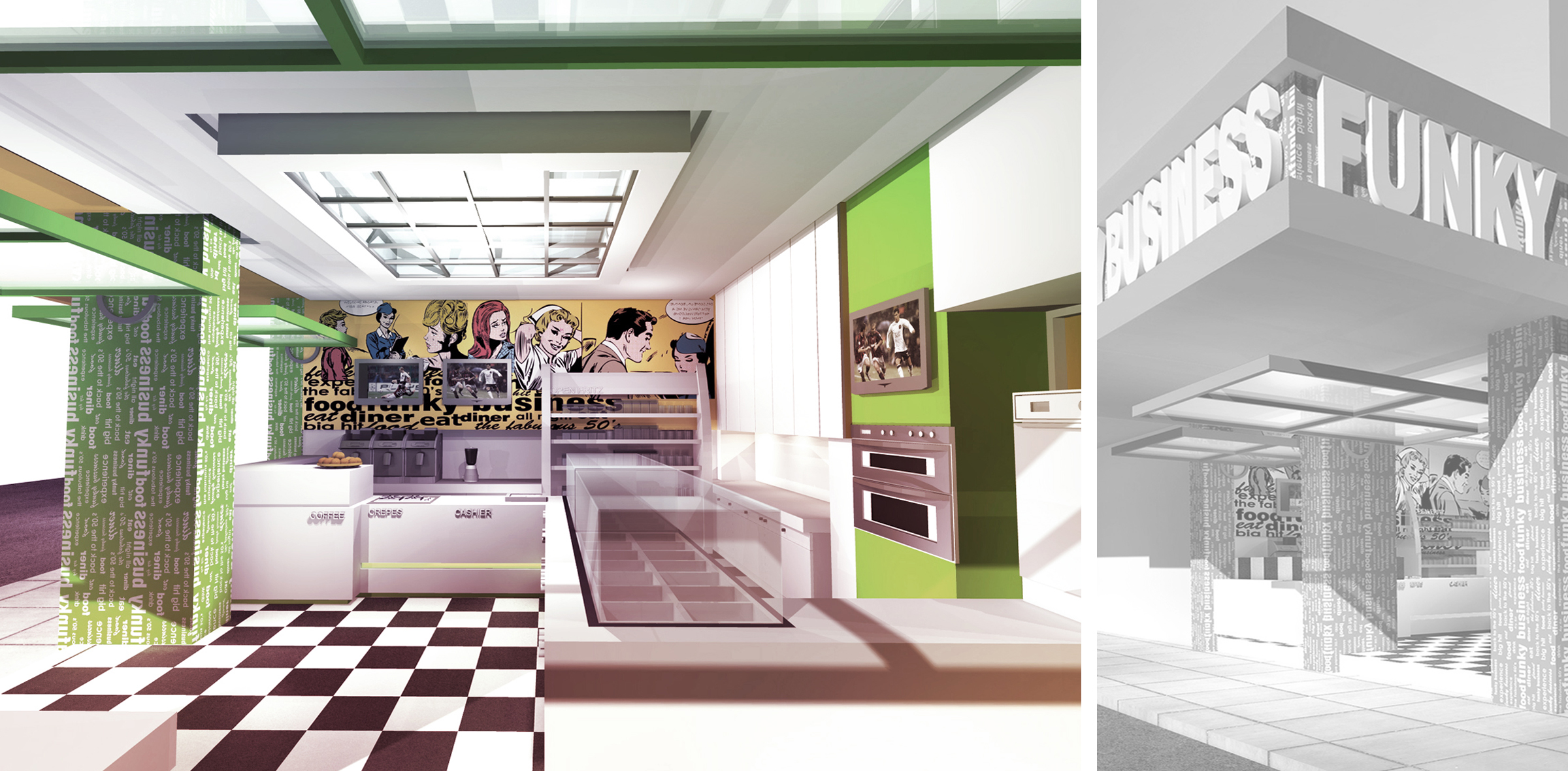Funky Business Diner, Thessaloniki, Greece