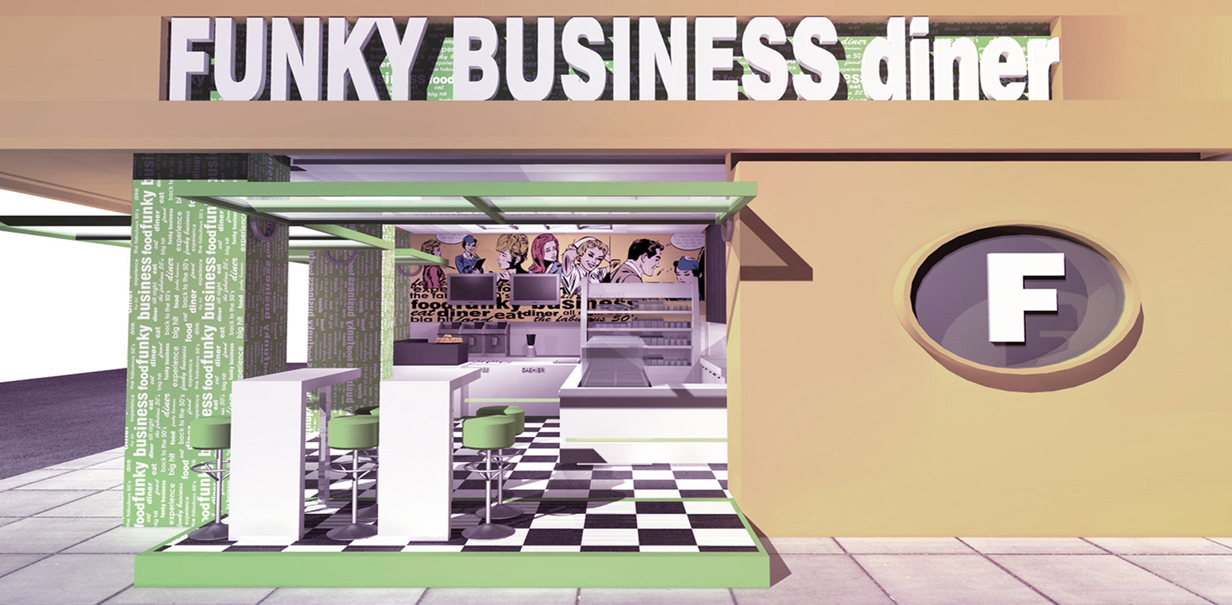 Funky Business Diner, Thessaloniki, Greece
