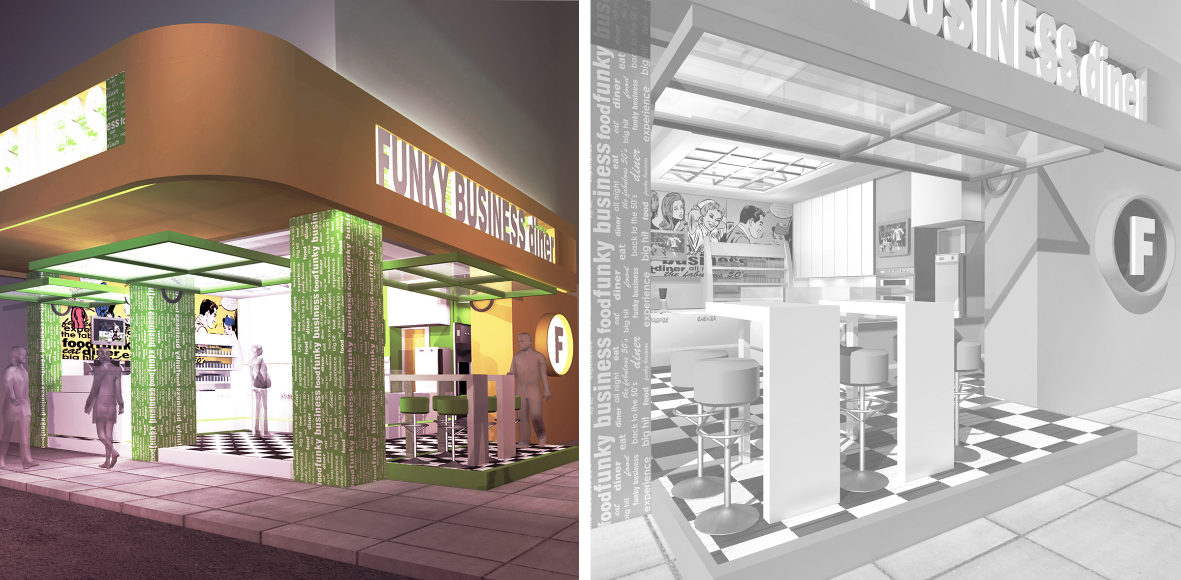 Funky Business Diner, Thessaloniki, Greece