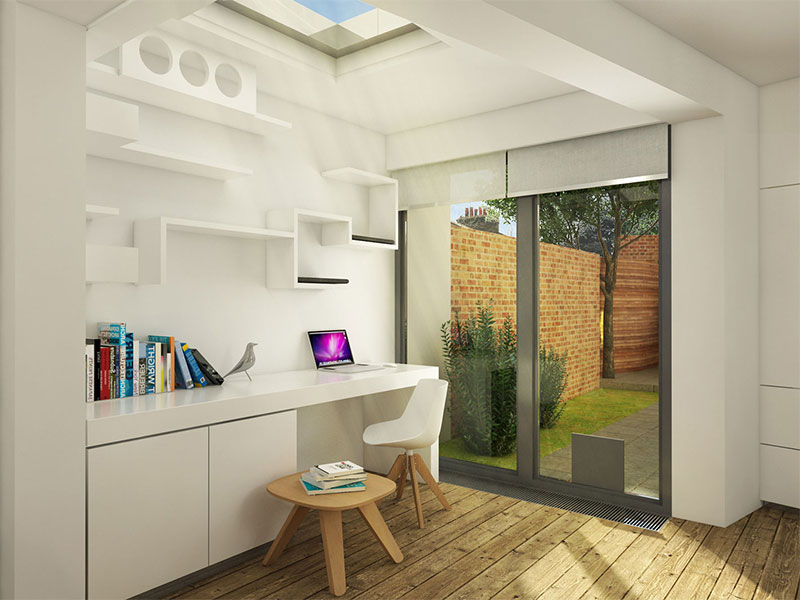 Dacre Park rear extension and remodelling