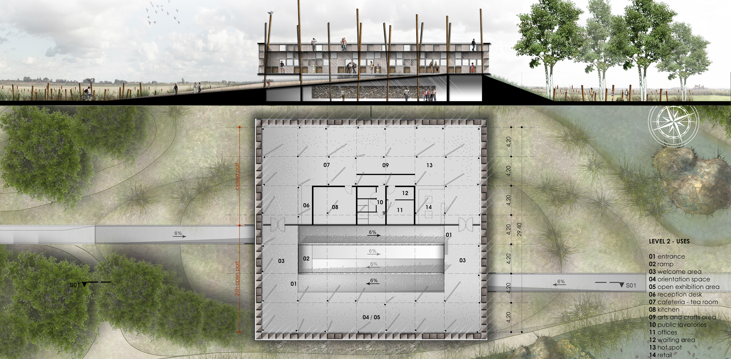RIBA COMPETITION “The Great Fen Visitor Centre”