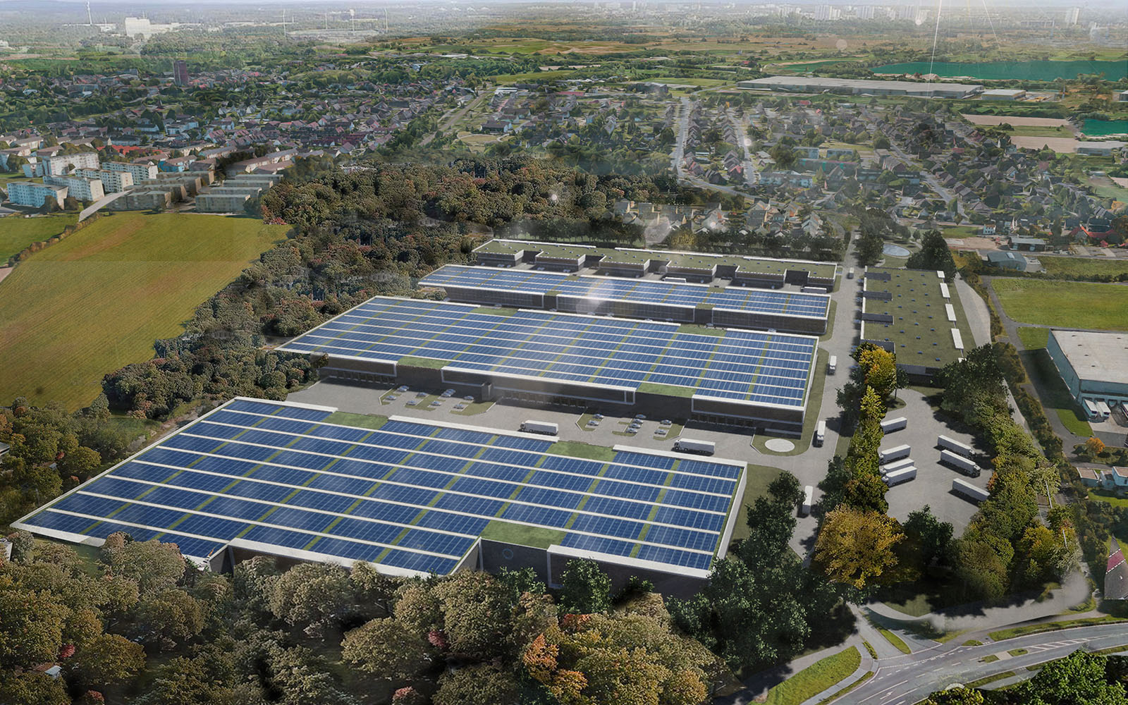 DFI LOGISTICS BUILDING IN RHEINBERG, GERMANY