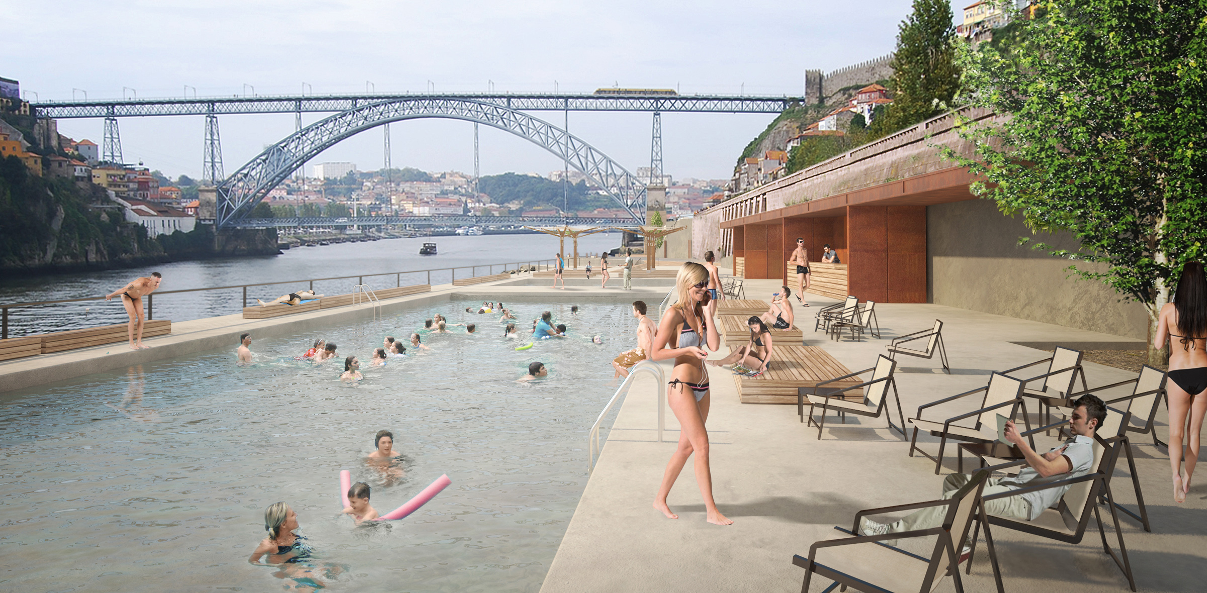 “PORTO POOL PROMENADE IDEAS COMPETITION” PROPOSAL 1 – PORTO / PORTUGAL