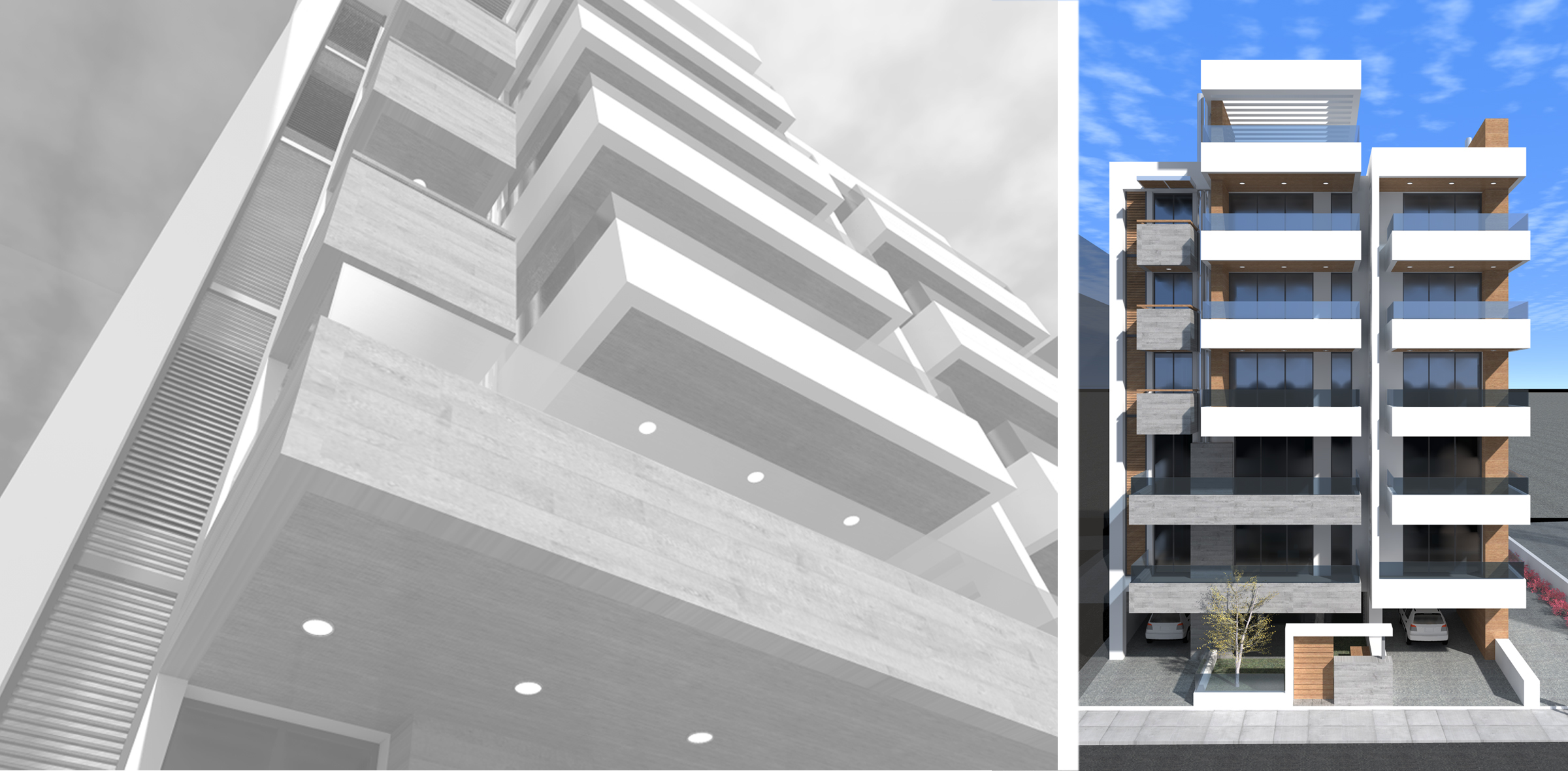Five Storey Apartment Building In Aristofanous Str. Kalamaria Thessaloniki