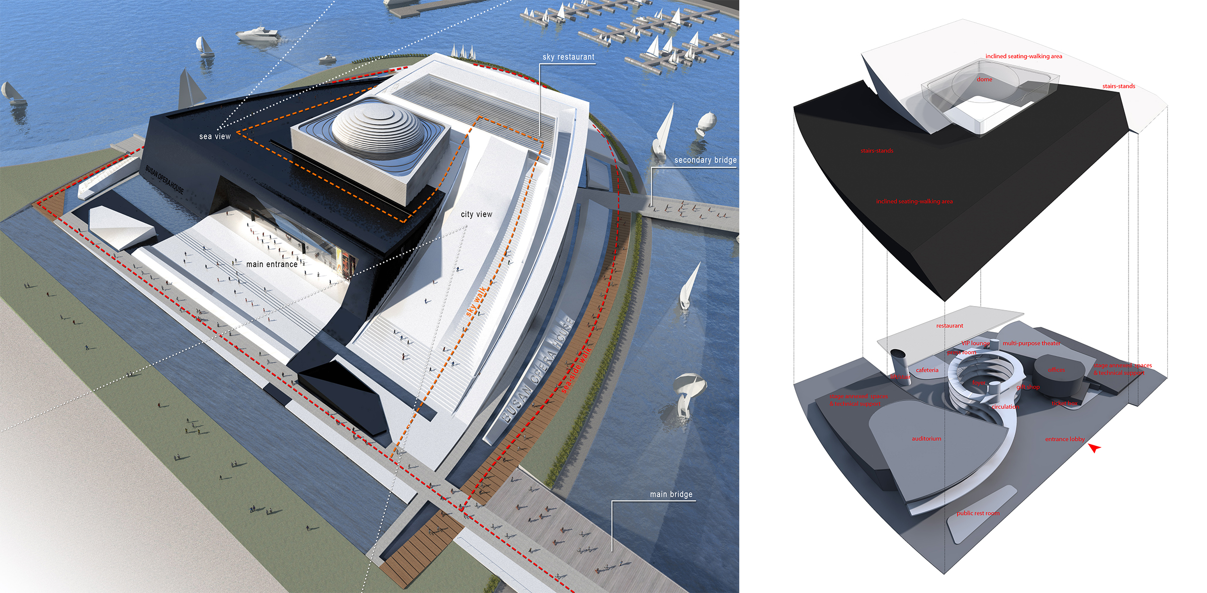 COMPETITION FOR THE “BUSAN OPERA HOUSE“ – BUSAN / SOUTH KOREA