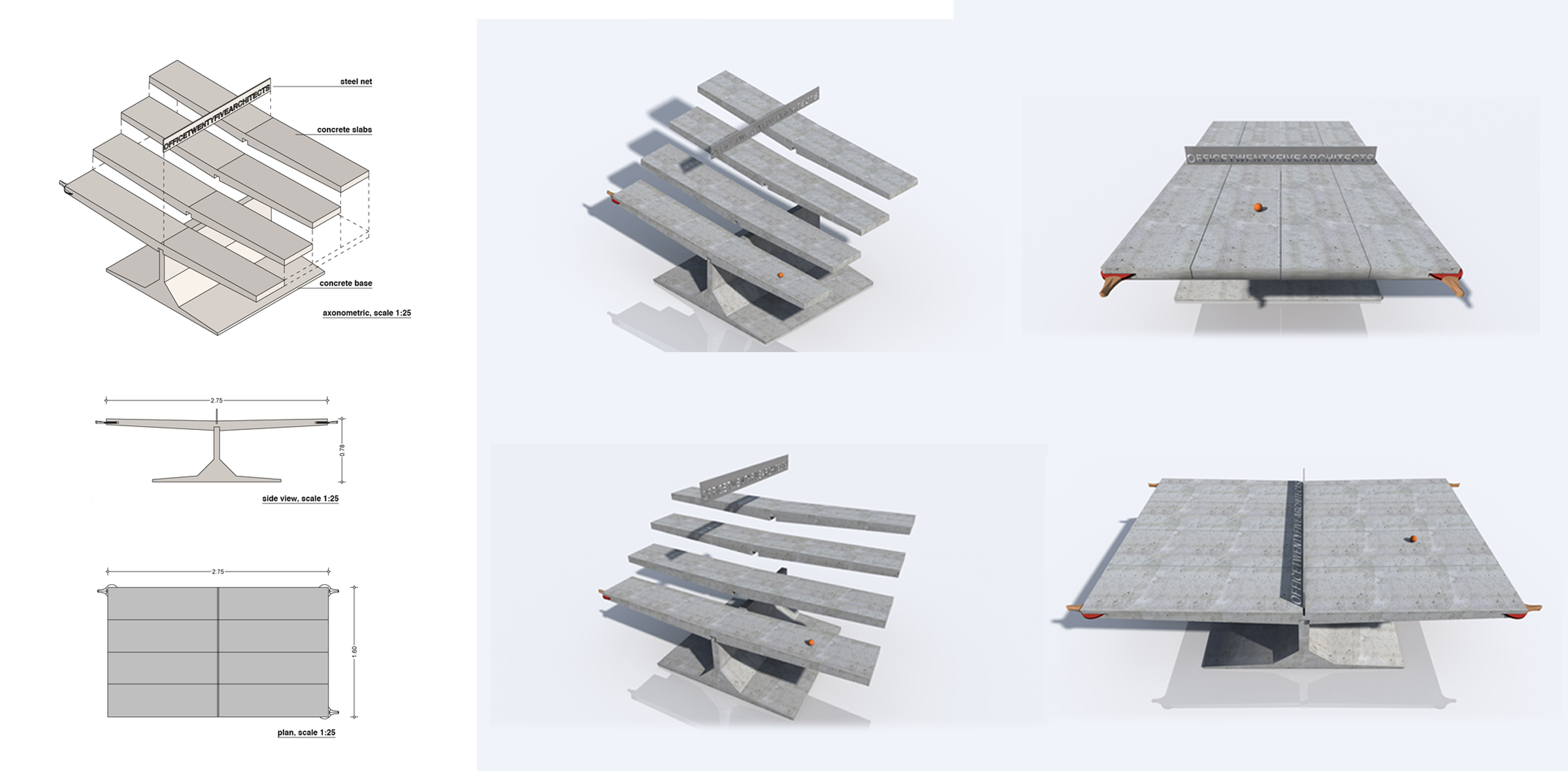 DONATION Ping Pong Table Design AMALIADA GREECE
