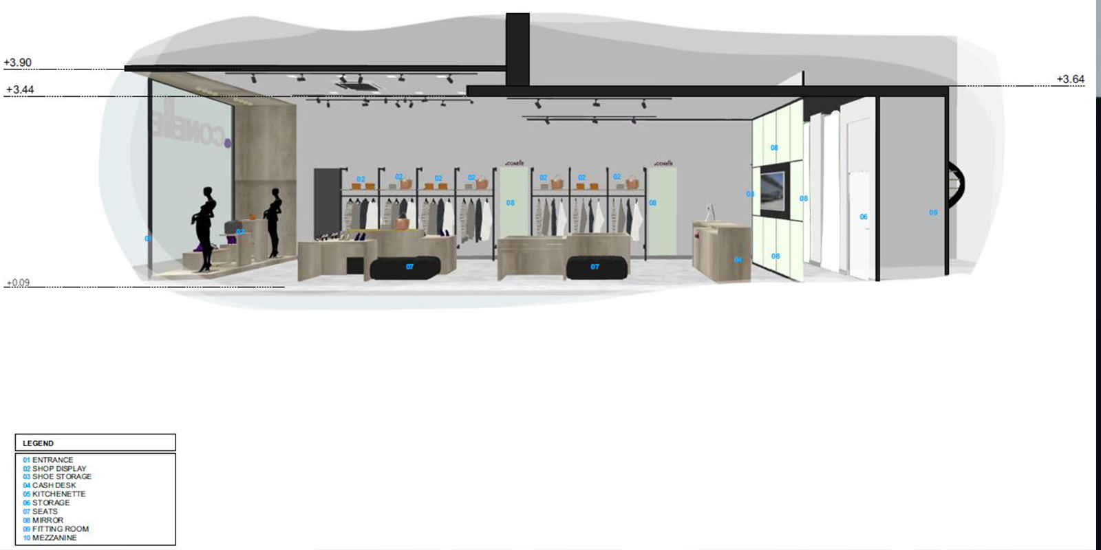 CONELLE, SHOP IN THE NEW METROPOLIS MALL AT LARNAKA