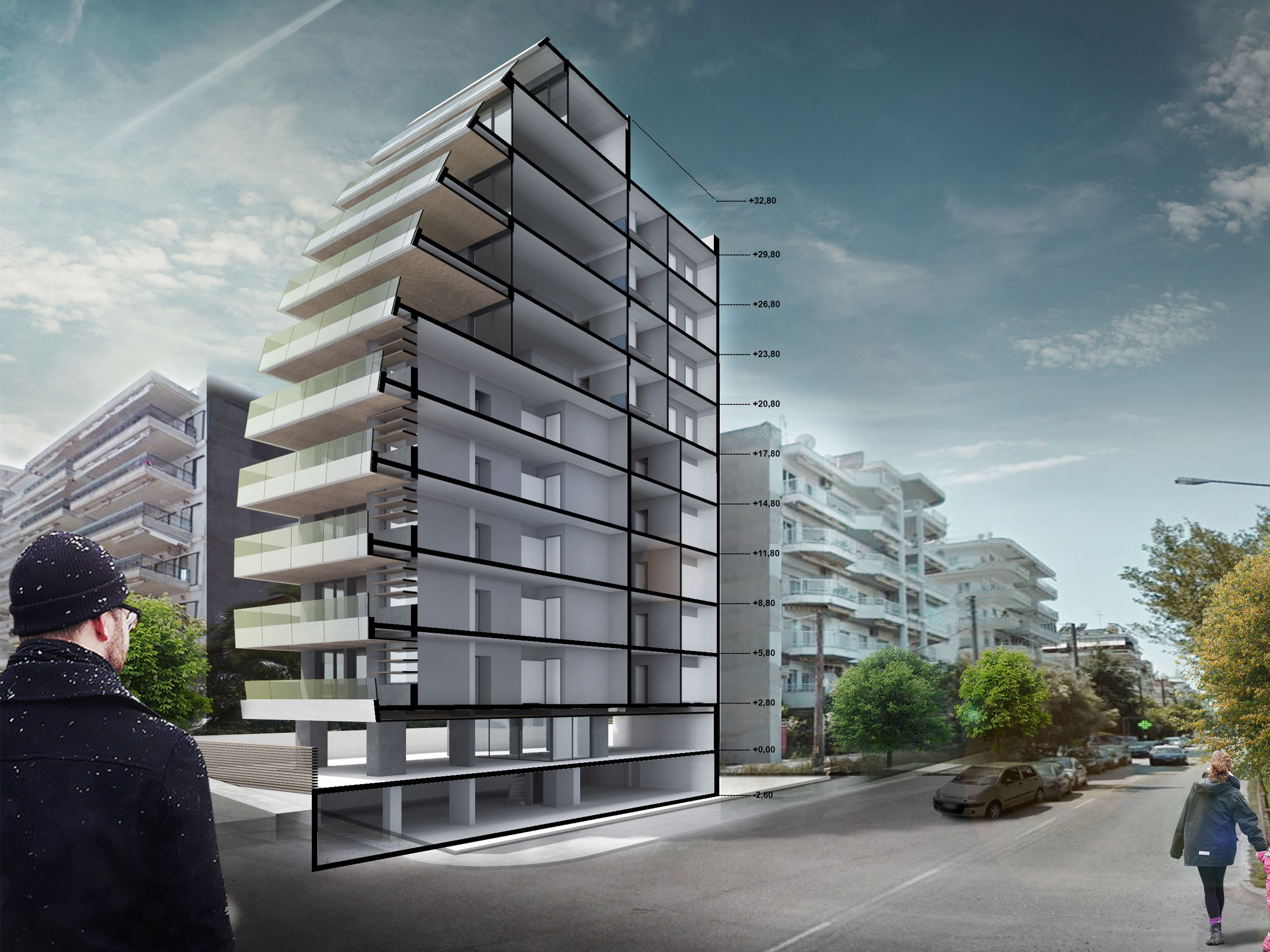 APARTMENT BUILDING IN KALLIDOU STR.