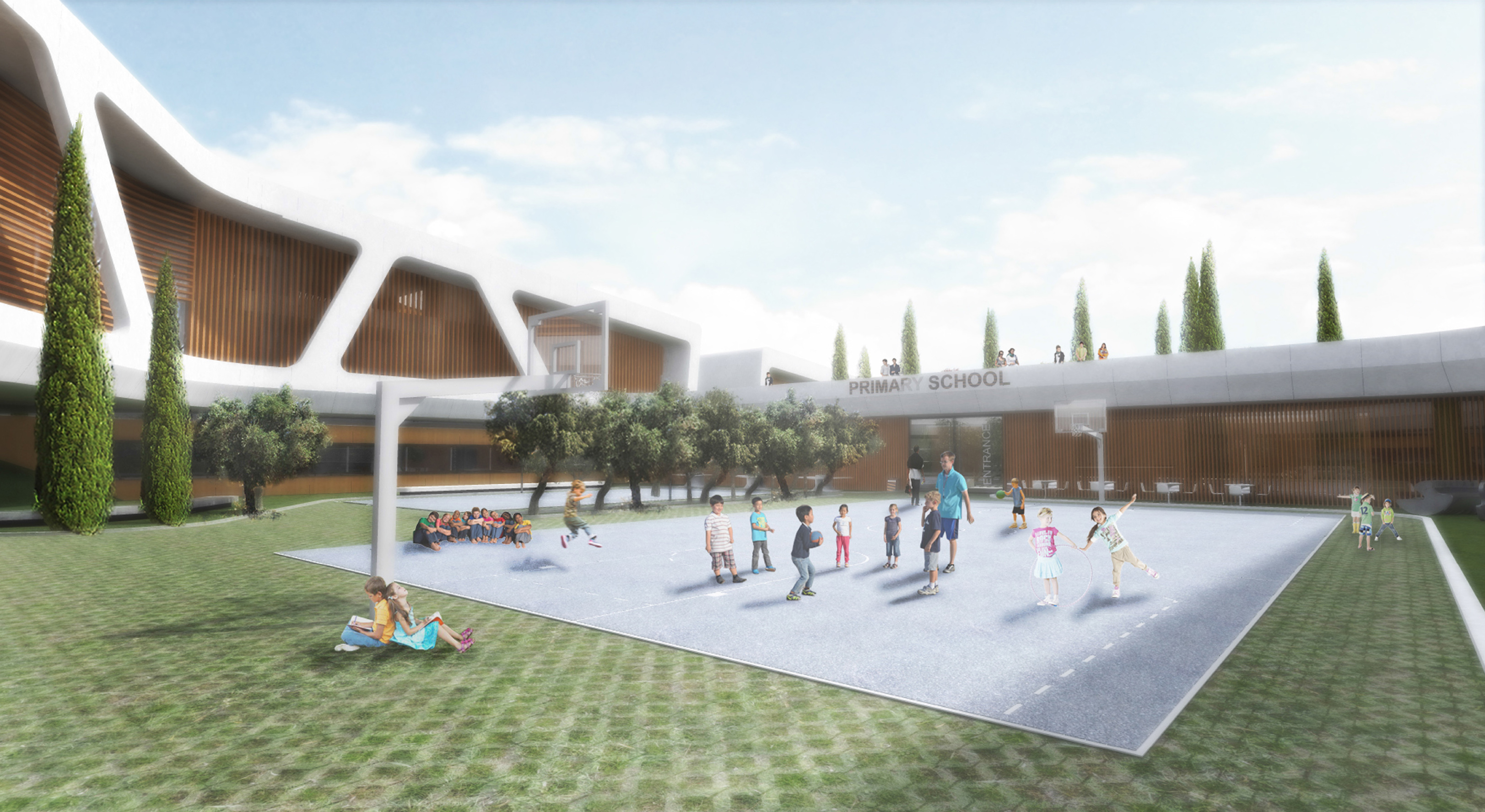 The Compass, Innovative Bioclimatic School in Heraclion, Crete