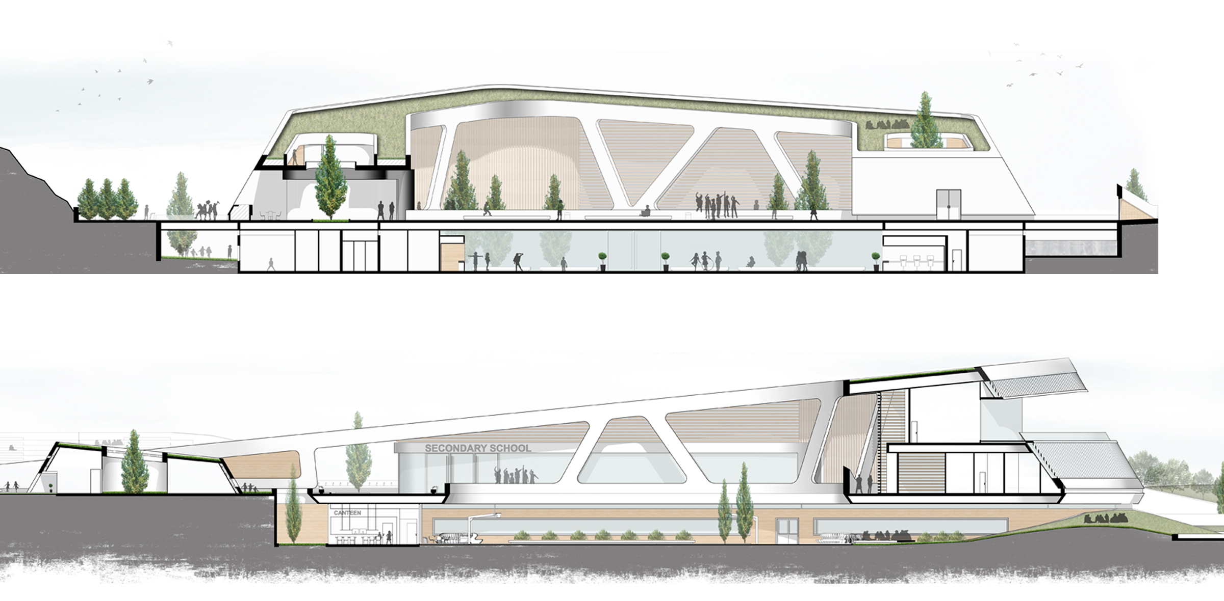 The Compass, Innovative Bioclimatic School in Heraclion, Crete