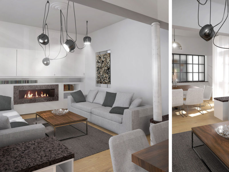 egnatia interior architecture living room dining lunch